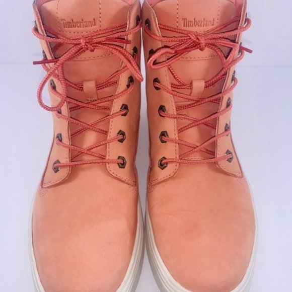 TIMBERLAND WOMEN'S NEWPORT BAY OXFORD LIGHT ORANGE - Picture 12 of 12